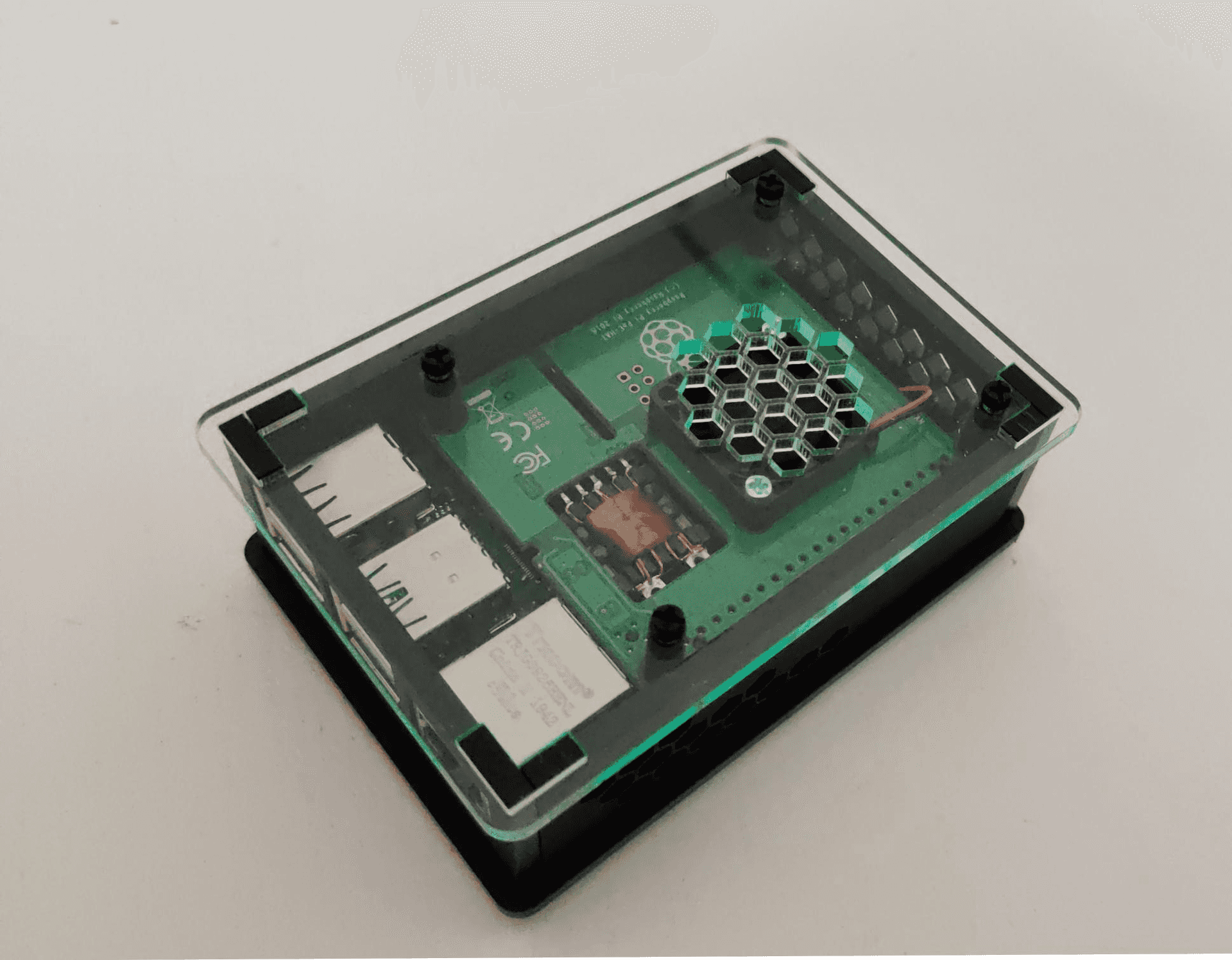 Raspberry Pi 4 with PoE board